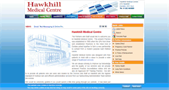 Desktop Screenshot of hawkhillmedicalcentre.co.uk